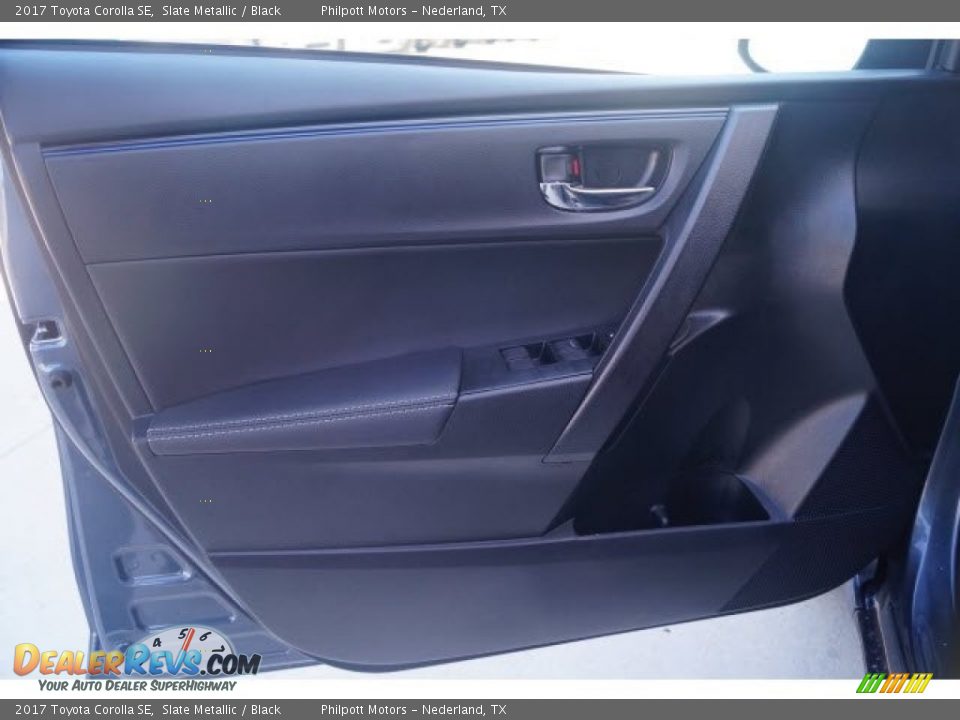 2017 Toyota Corolla SE Slate Metallic / Black Photo #9