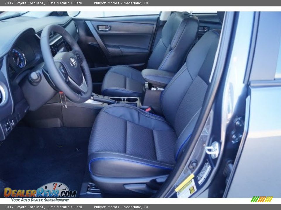 2017 Toyota Corolla SE Slate Metallic / Black Photo #10