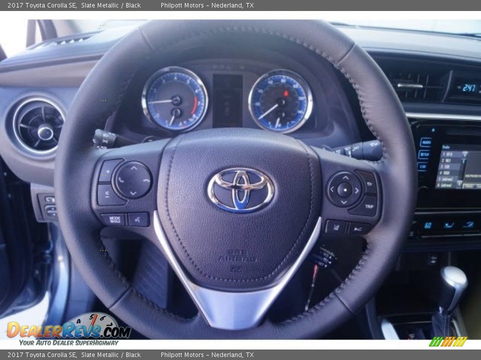 2017 Toyota Corolla SE Slate Metallic / Black Photo #11