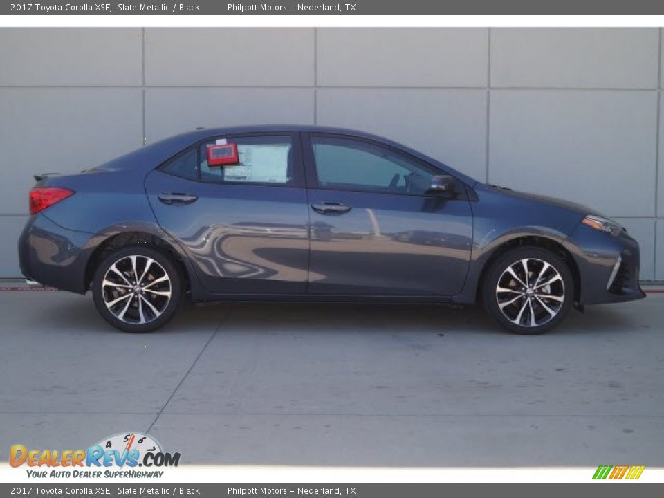 2017 Toyota Corolla XSE Slate Metallic / Black Photo #2