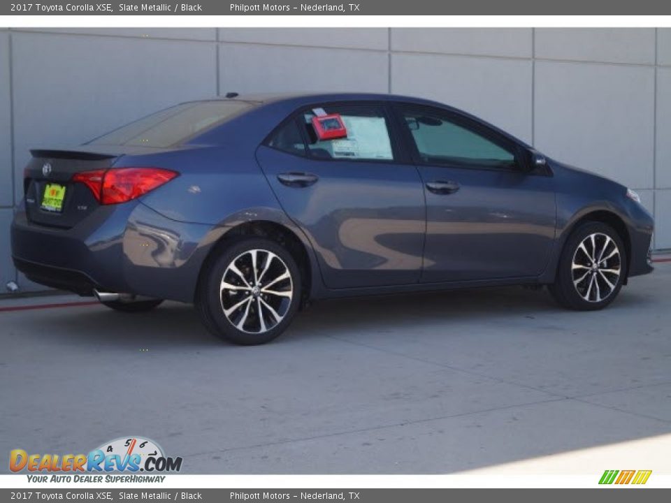 2017 Toyota Corolla XSE Slate Metallic / Black Photo #3