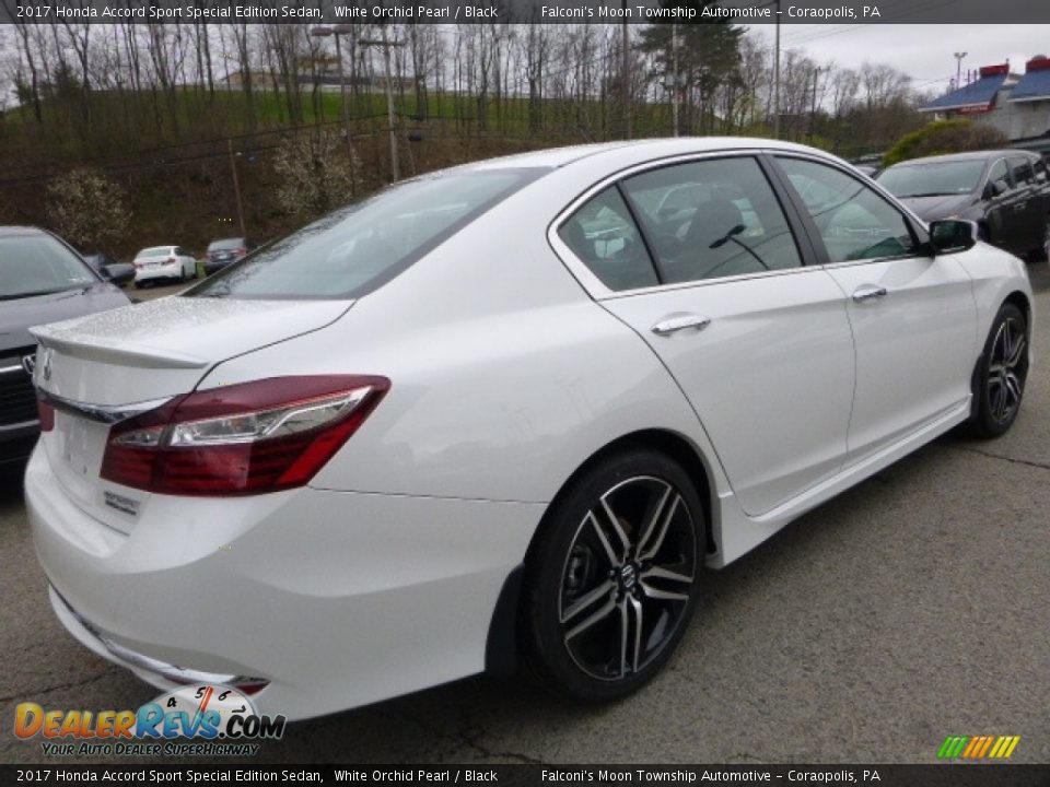 2017 Honda Accord Sport Special Edition Sedan White Orchid Pearl / Black Photo #4