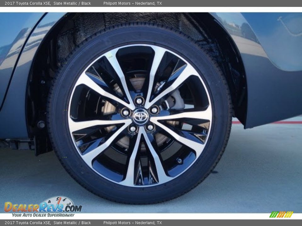 2017 Toyota Corolla XSE Slate Metallic / Black Photo #12