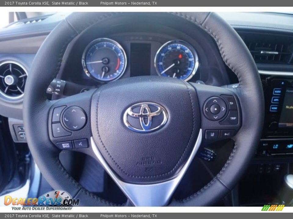 2017 Toyota Corolla XSE Slate Metallic / Black Photo #13