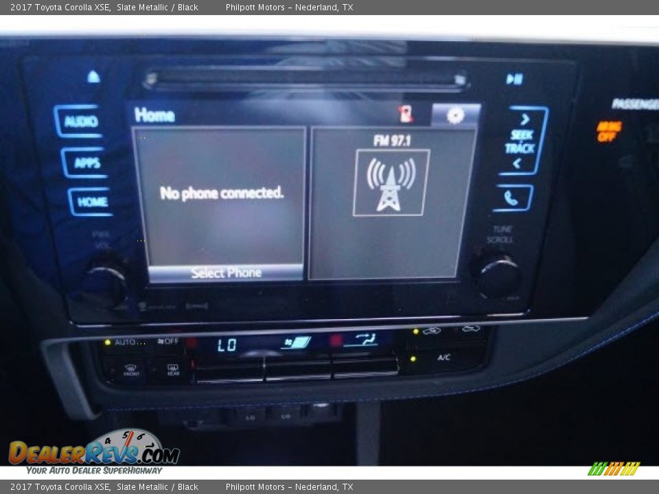 2017 Toyota Corolla XSE Slate Metallic / Black Photo #14