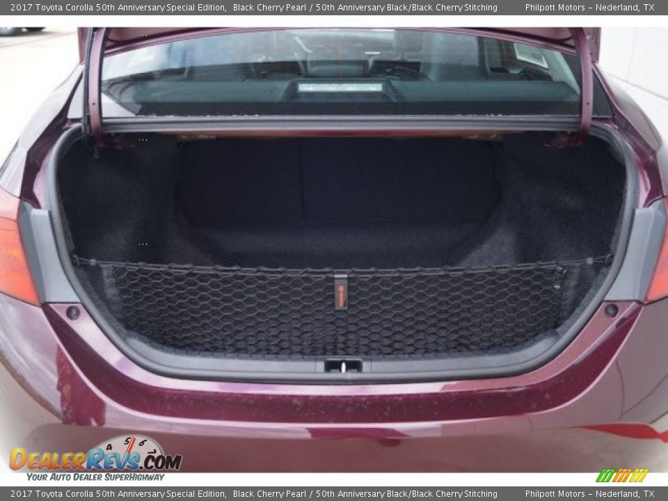 2017 Toyota Corolla 50th Anniversary Special Edition Black Cherry Pearl / 50th Anniversary Black/Black Cherry Stitching Photo #9