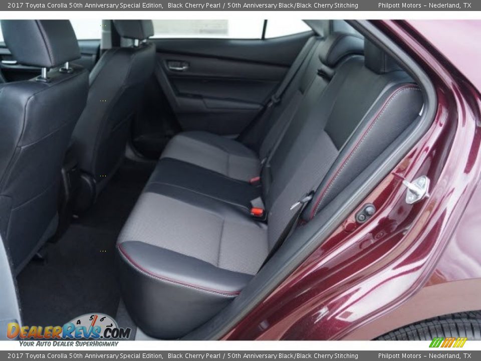 Rear Seat of 2017 Toyota Corolla 50th Anniversary Special Edition Photo #11