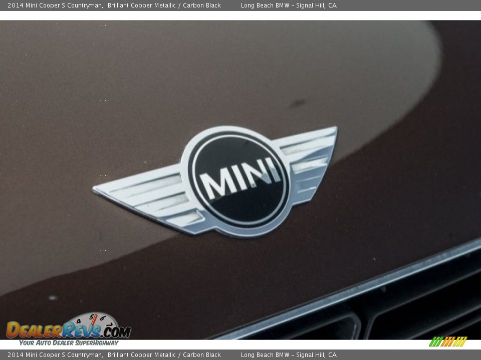 2014 Mini Cooper S Countryman Brilliant Copper Metallic / Carbon Black Photo #26