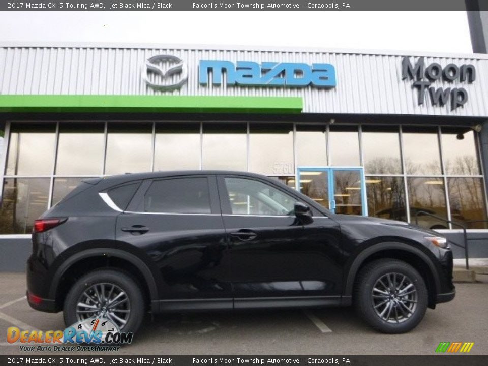 2017 Mazda CX-5 Touring AWD Jet Black Mica / Black Photo #1