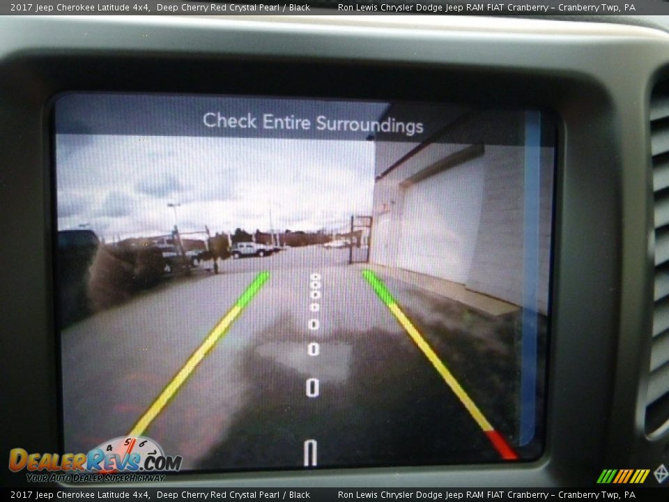 2017 Jeep Cherokee Latitude 4x4 Deep Cherry Red Crystal Pearl / Black Photo #17