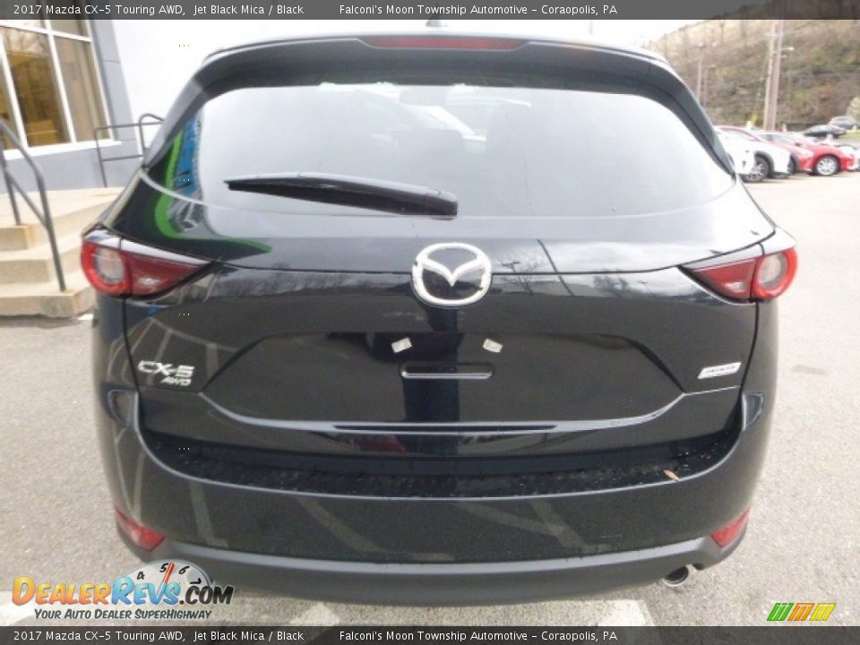 2017 Mazda CX-5 Touring AWD Jet Black Mica / Black Photo #6