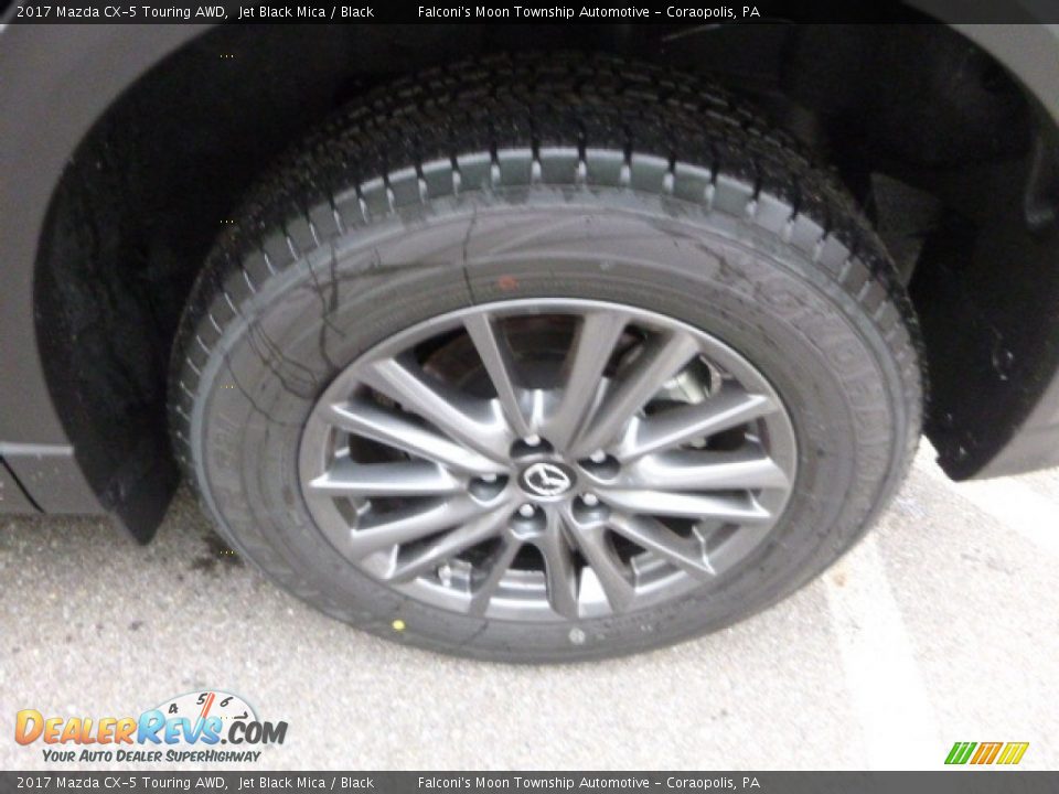 2017 Mazda CX-5 Touring AWD Jet Black Mica / Black Photo #7