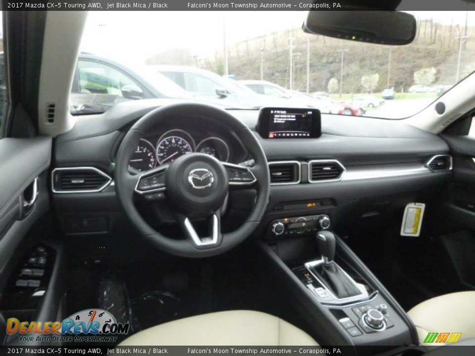 2017 Mazda CX-5 Touring AWD Jet Black Mica / Black Photo #9