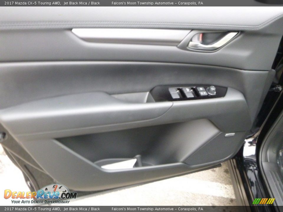 2017 Mazda CX-5 Touring AWD Jet Black Mica / Black Photo #12