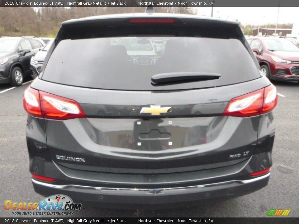 2018 Chevrolet Equinox LT AWD Nightfall Gray Metallic / Jet Black Photo #4