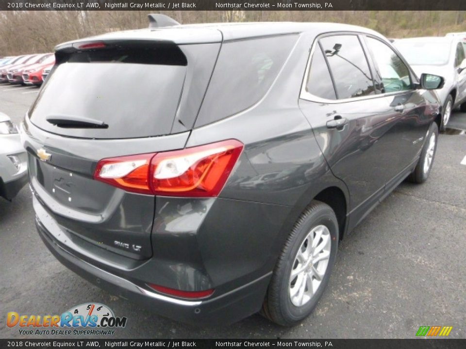 2018 Chevrolet Equinox LT AWD Nightfall Gray Metallic / Jet Black Photo #5