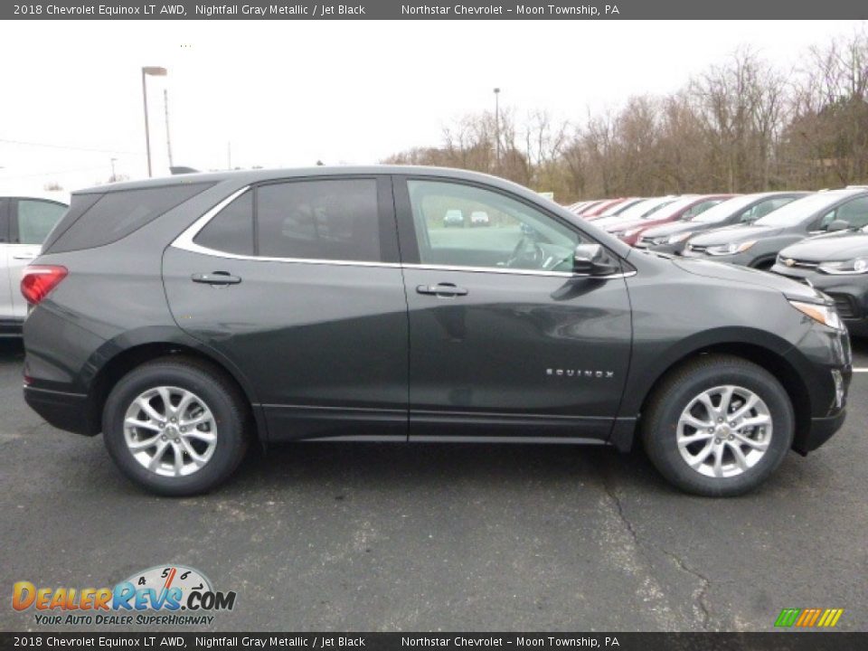 2018 Chevrolet Equinox LT AWD Nightfall Gray Metallic / Jet Black Photo #6