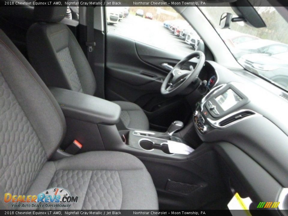 2018 Chevrolet Equinox LT AWD Nightfall Gray Metallic / Jet Black Photo #10