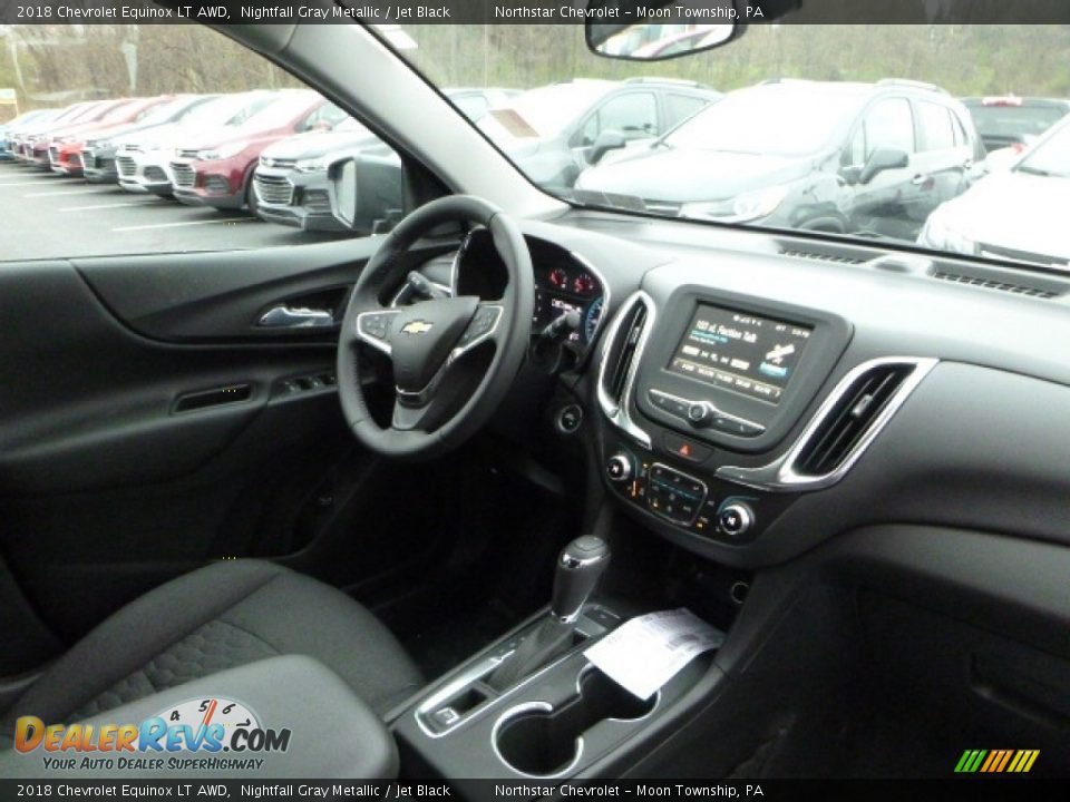 2018 Chevrolet Equinox LT AWD Nightfall Gray Metallic / Jet Black Photo #11