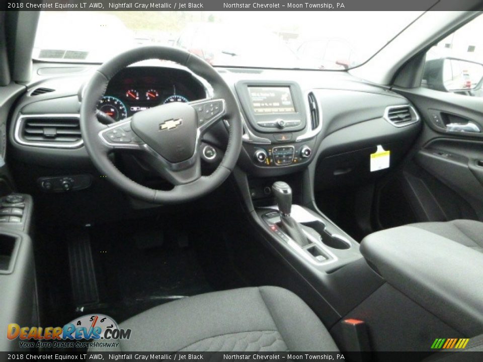2018 Chevrolet Equinox LT AWD Nightfall Gray Metallic / Jet Black Photo #13