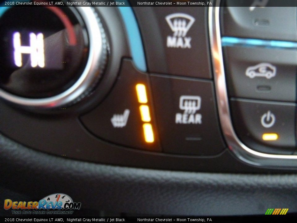 2018 Chevrolet Equinox LT AWD Nightfall Gray Metallic / Jet Black Photo #19