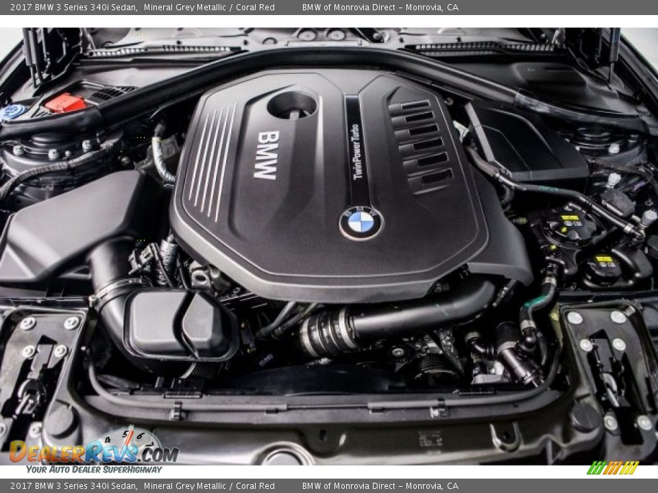 2017 BMW 3 Series 340i Sedan 3.0 Liter DI TwinPower Turbocharged DOHC 24-Valve VVT Inline 6 Cylinder Engine Photo #8