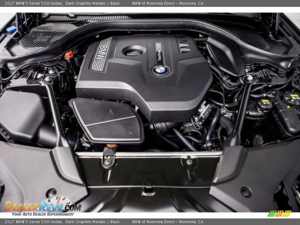 2017 BMW 5 Series 530i Sedan 2.0 Liter DI TwinPower Turbocharged DOHC 16-Valve VVT 4 Cylinder Engine Photo #8