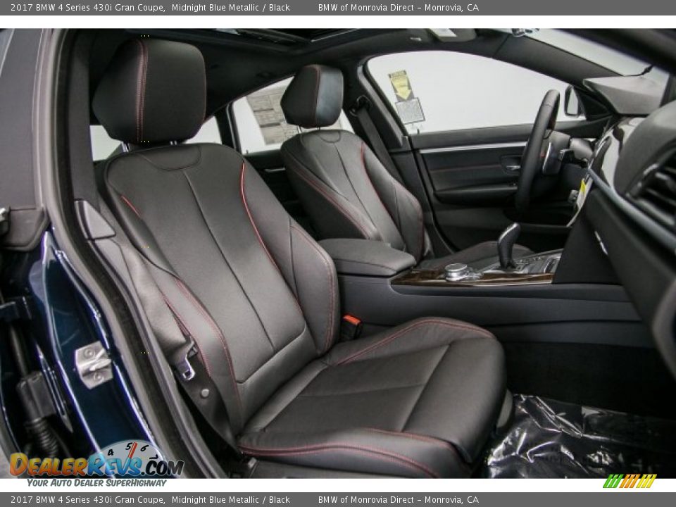 2017 BMW 4 Series 430i Gran Coupe Midnight Blue Metallic / Black Photo #2