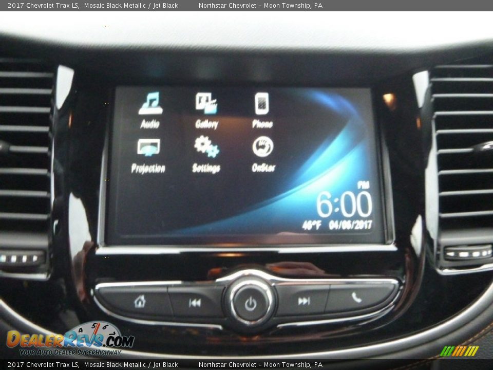 2017 Chevrolet Trax LS Mosaic Black Metallic / Jet Black Photo #17