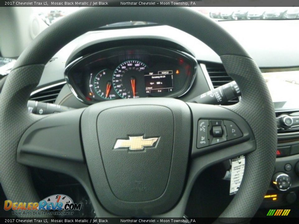 2017 Chevrolet Trax LS Mosaic Black Metallic / Jet Black Photo #19