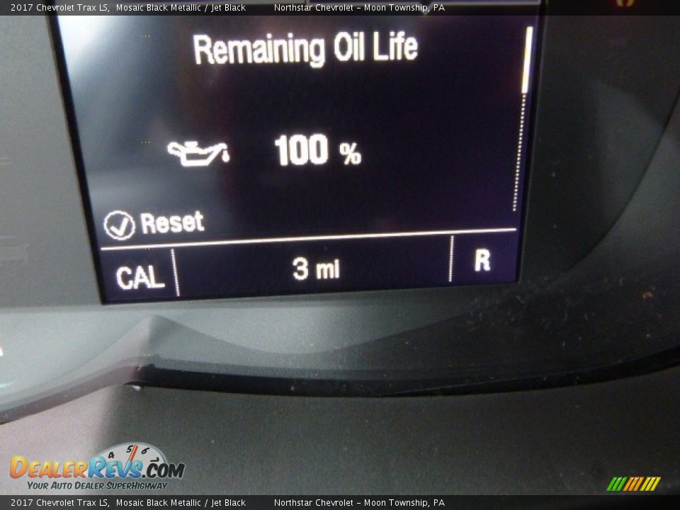 2017 Chevrolet Trax LS Mosaic Black Metallic / Jet Black Photo #20