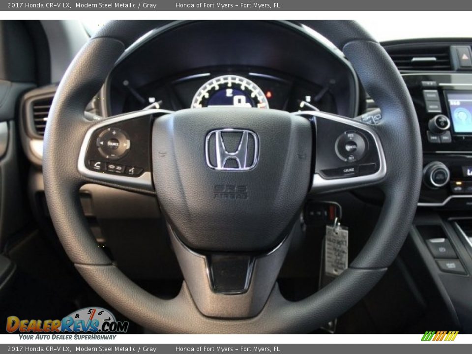 2017 Honda CR-V LX Modern Steel Metallic / Gray Photo #11