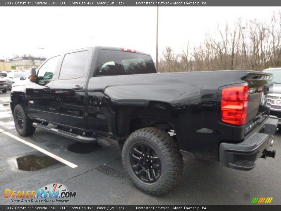 2017 Chevrolet Silverado 2500HD LT Crew Cab 4x4 Black / Jet Black Photo #3