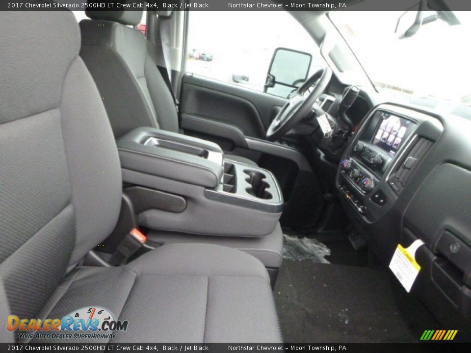2017 Chevrolet Silverado 2500HD LT Crew Cab 4x4 Black / Jet Black Photo #10