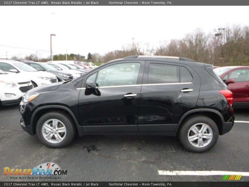 2017 Chevrolet Trax LT AWD Mosaic Black Metallic / Jet Black Photo #2