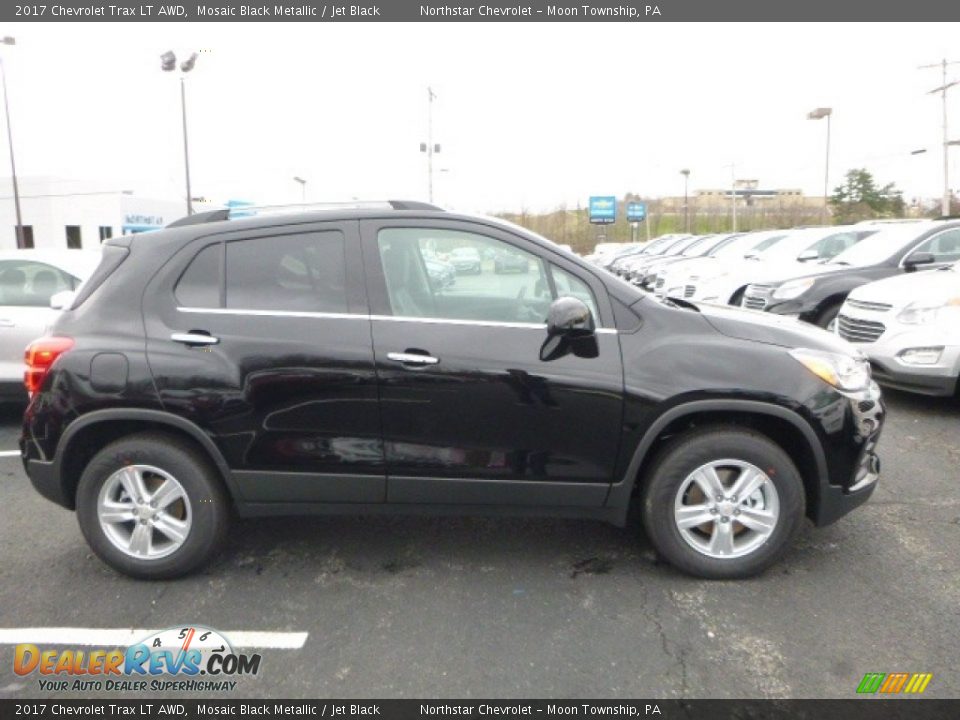 2017 Chevrolet Trax LT AWD Mosaic Black Metallic / Jet Black Photo #6