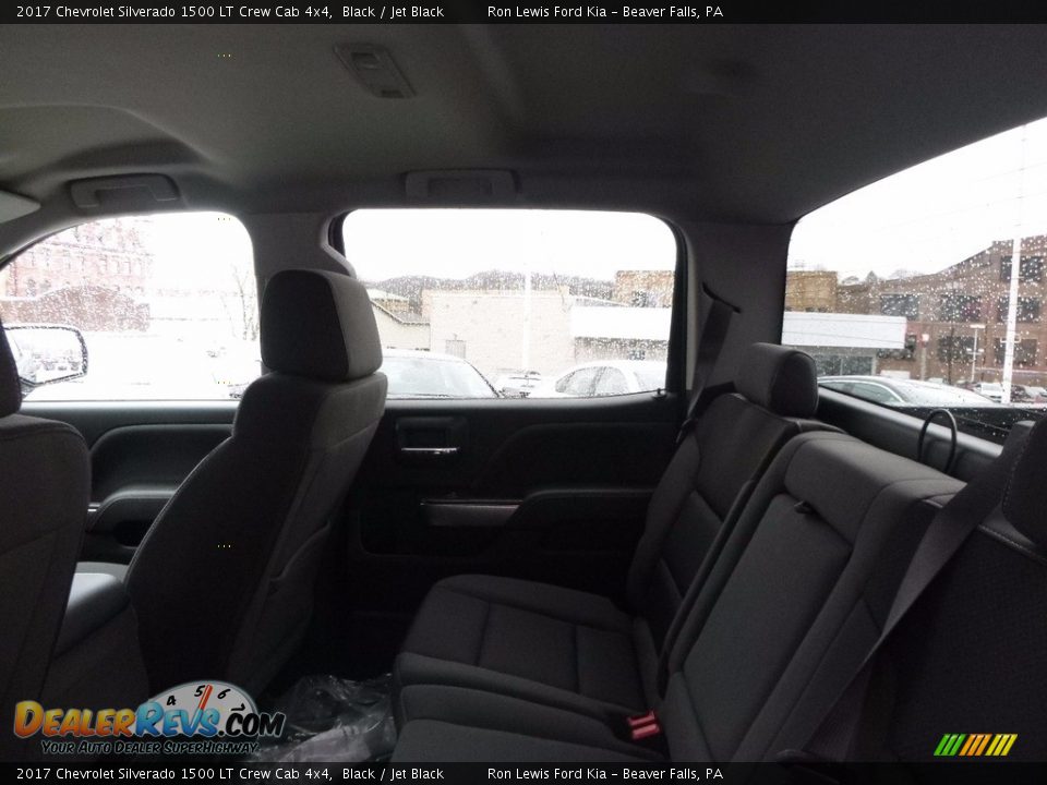2017 Chevrolet Silverado 1500 LT Crew Cab 4x4 Black / Jet Black Photo #12