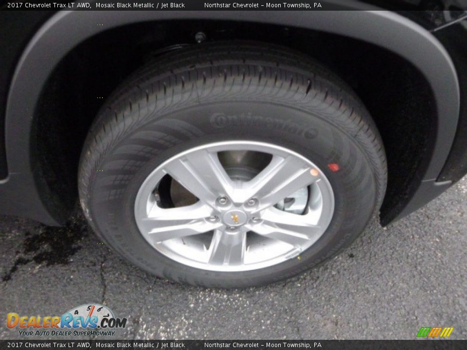 2017 Chevrolet Trax LT AWD Mosaic Black Metallic / Jet Black Photo #9