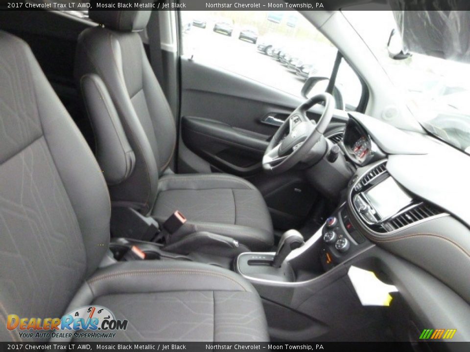 2017 Chevrolet Trax LT AWD Mosaic Black Metallic / Jet Black Photo #10