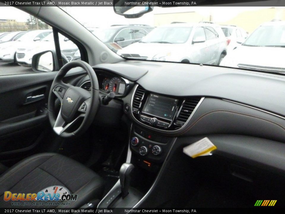 2017 Chevrolet Trax LT AWD Mosaic Black Metallic / Jet Black Photo #11