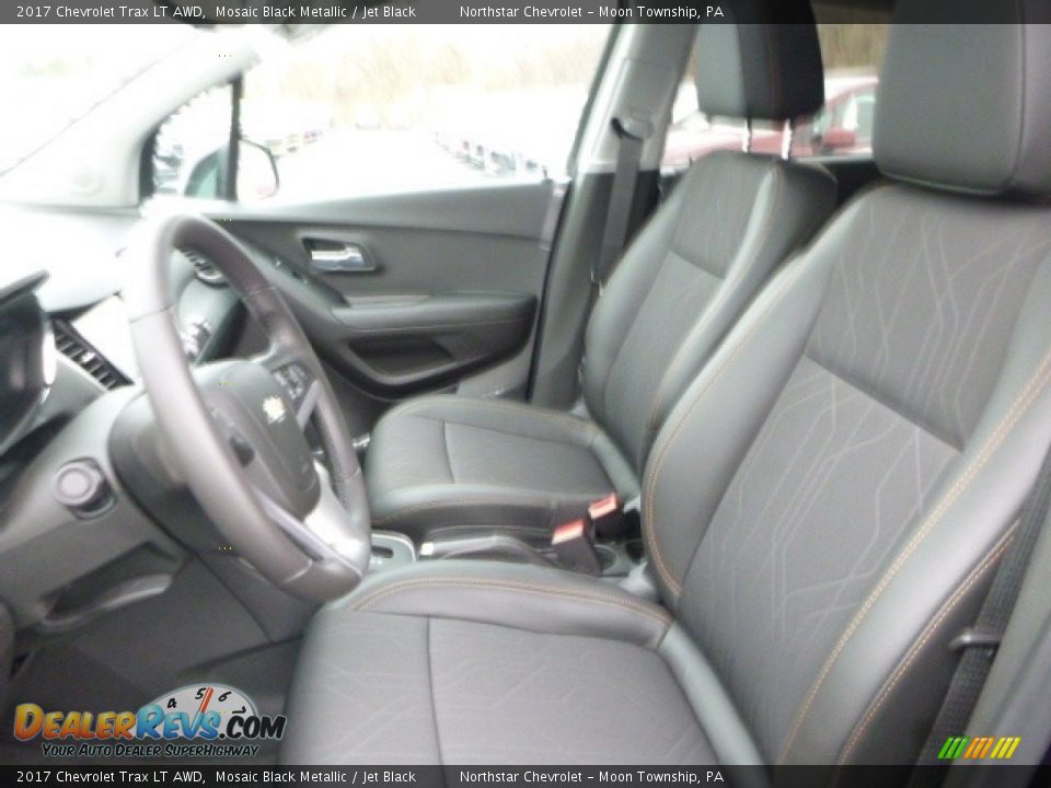 2017 Chevrolet Trax LT AWD Mosaic Black Metallic / Jet Black Photo #15