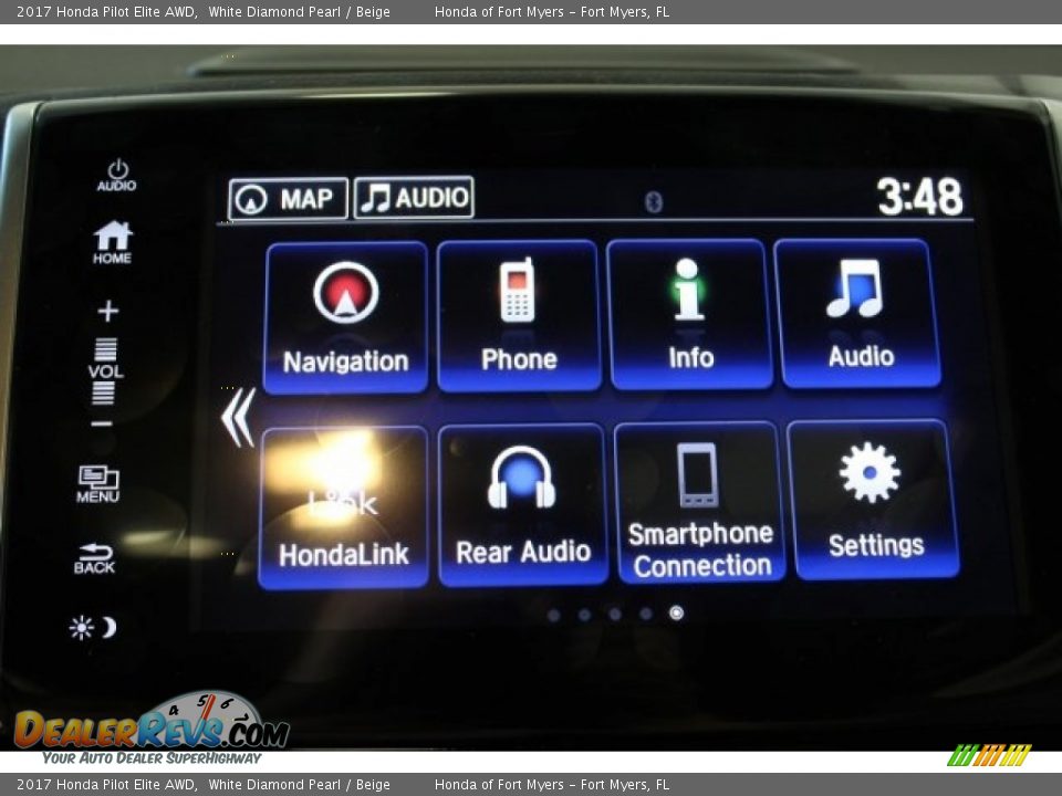 2017 Honda Pilot Elite AWD White Diamond Pearl / Beige Photo #19