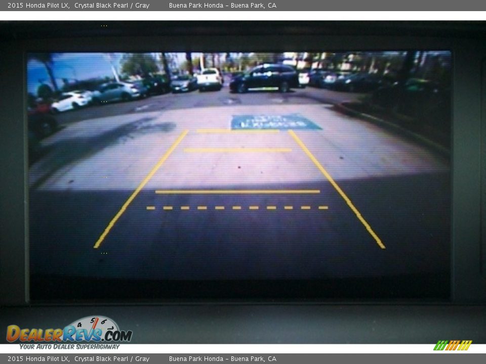 2015 Honda Pilot LX Crystal Black Pearl / Gray Photo #22