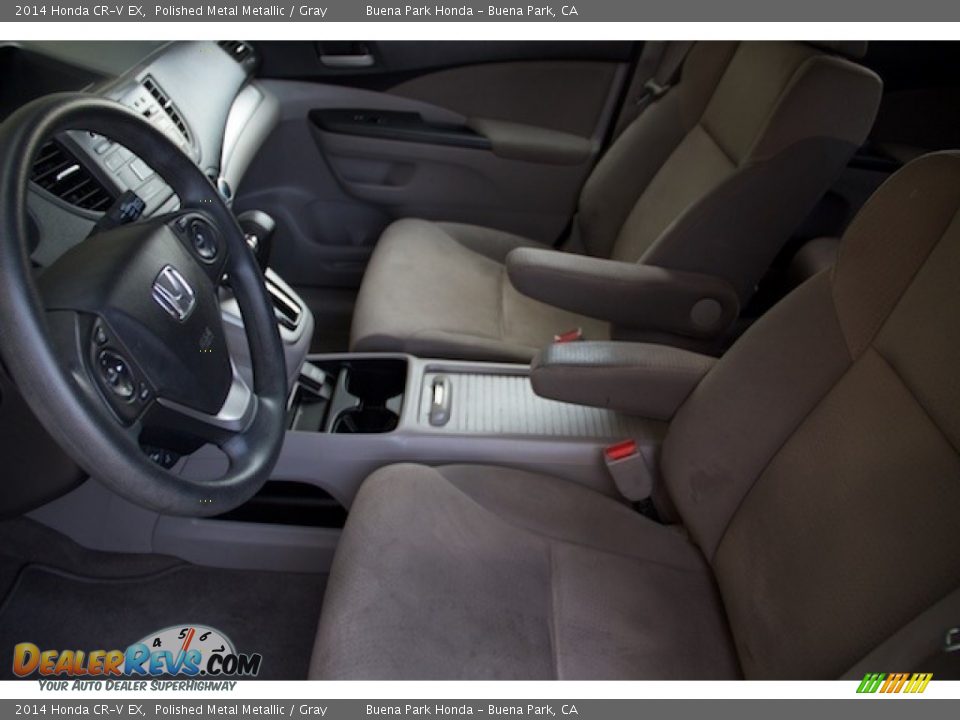 2014 Honda CR-V EX Polished Metal Metallic / Gray Photo #3