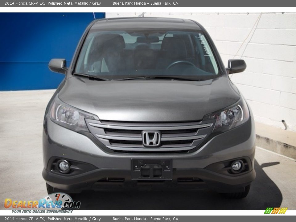 2014 Honda CR-V EX Polished Metal Metallic / Gray Photo #7