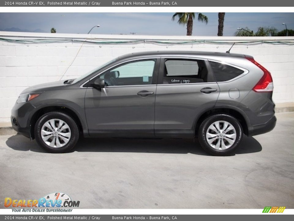 2014 Honda CR-V EX Polished Metal Metallic / Gray Photo #8