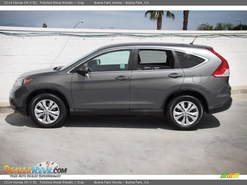 2014 Honda CR-V EX Polished Metal Metallic / Gray Photo #8