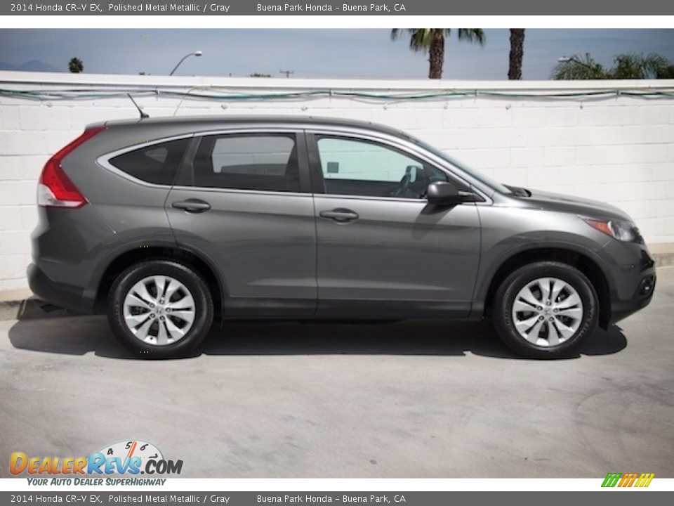 2014 Honda CR-V EX Polished Metal Metallic / Gray Photo #10