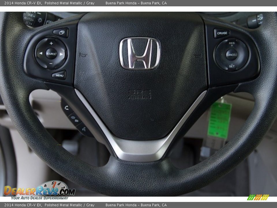 2014 Honda CR-V EX Polished Metal Metallic / Gray Photo #11