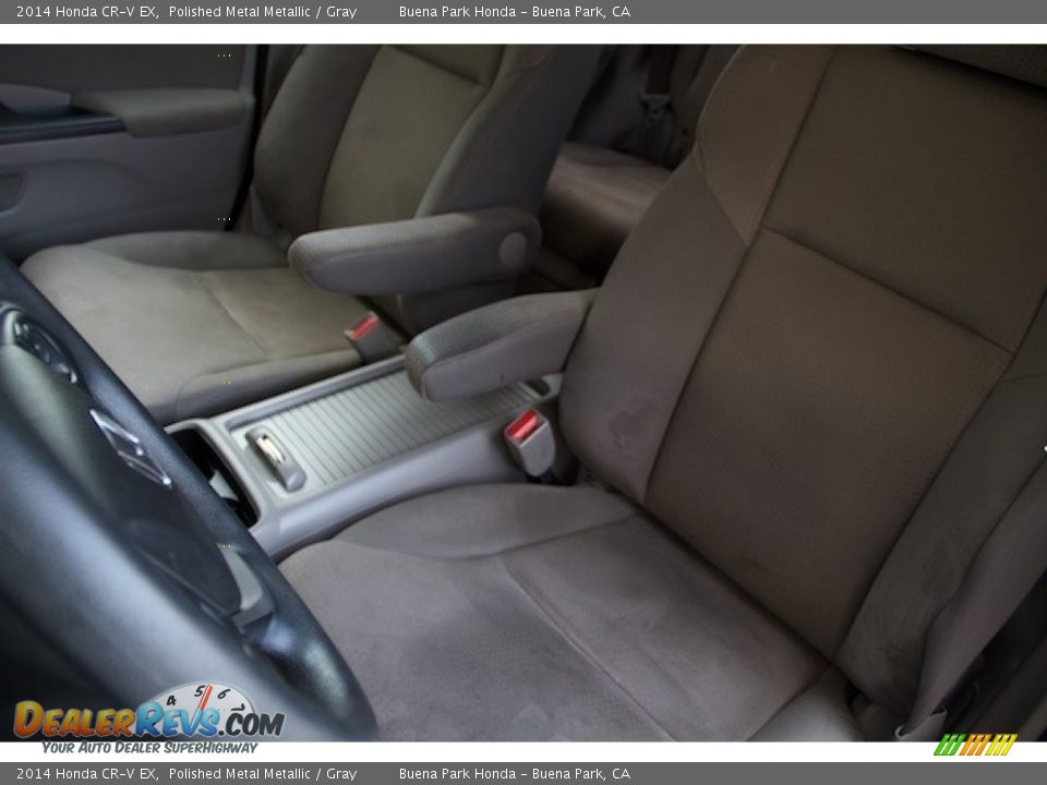 2014 Honda CR-V EX Polished Metal Metallic / Gray Photo #12